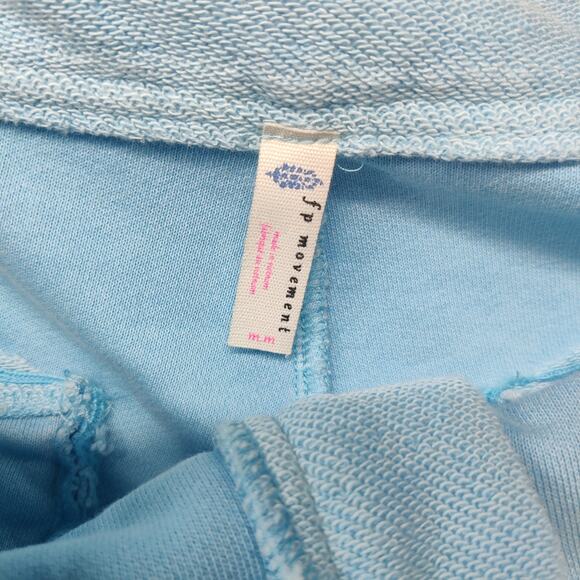 FP Movement Timko Oversized French Terry Baggy Barrel Leg Pants Medium Blue - Picture 11 of 16